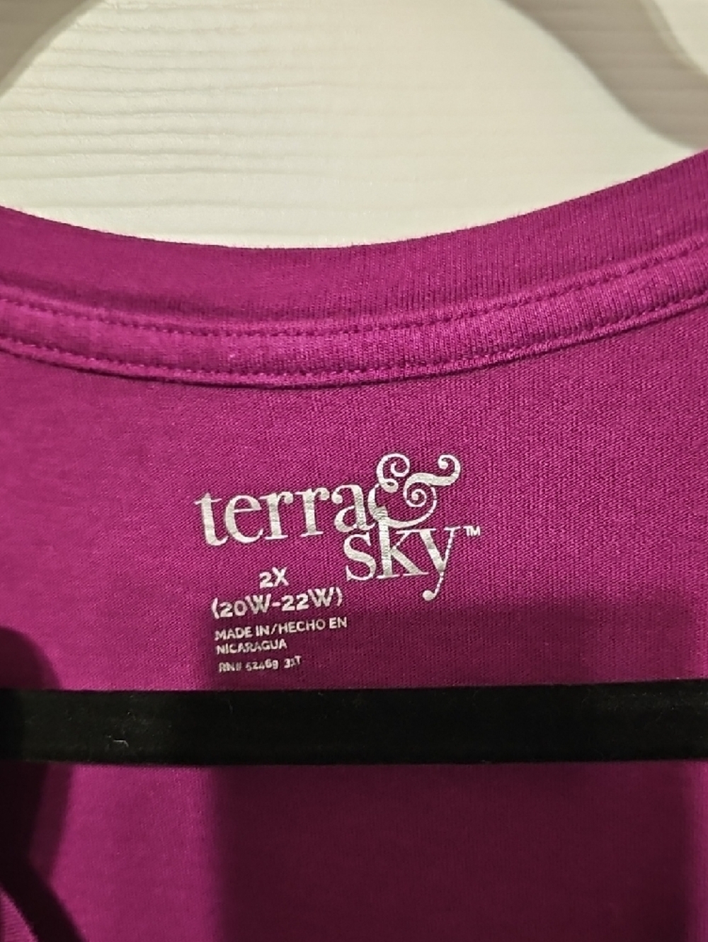Terra & Sky Plum Long-Sleeve Crew Neck Top - Picture 2 of 7